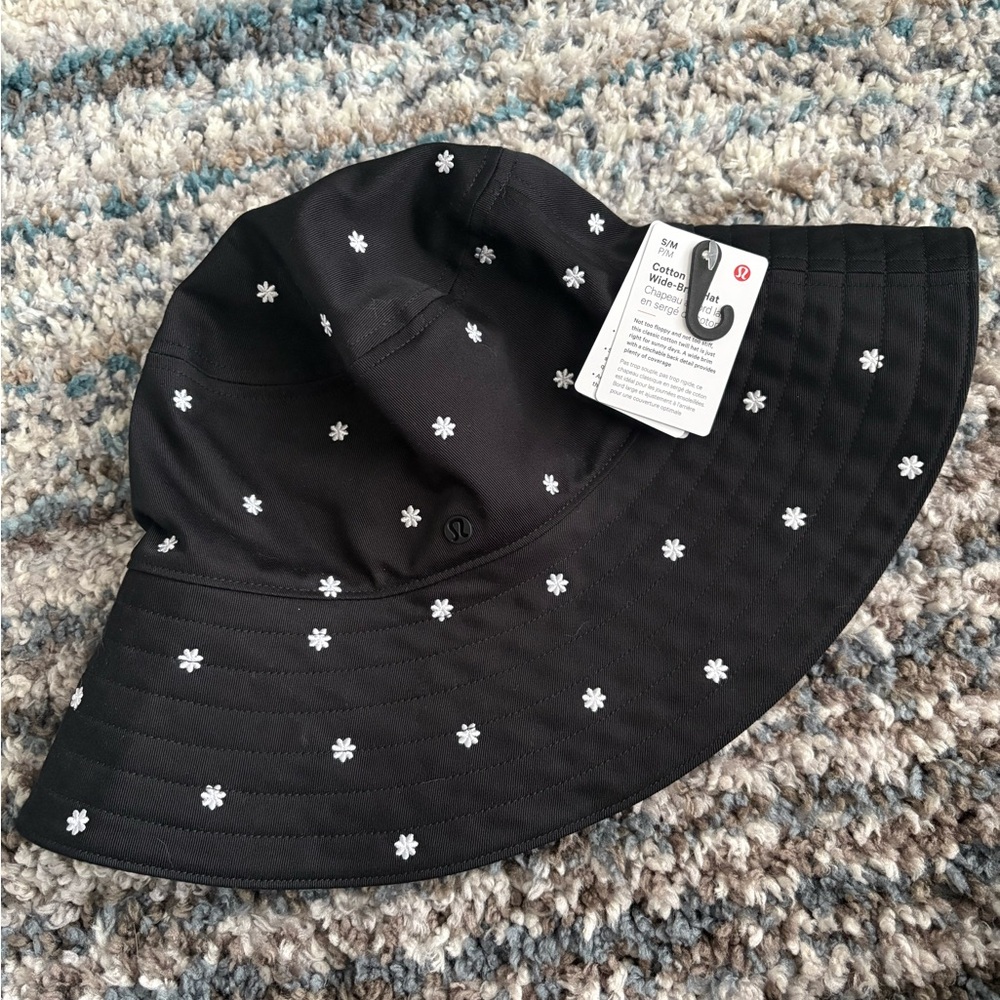 Lululemon Cotton Twill-Wide Brim Hat
